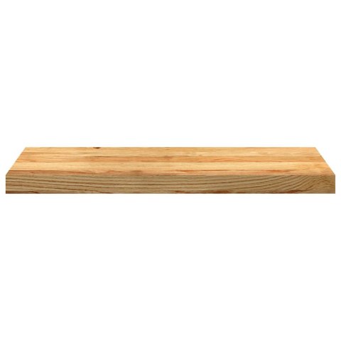 STOPNIE SCHODOWE 16 SZT. BRĄZOWE 70X25X2CM LITE DREWNO DĘBOWE