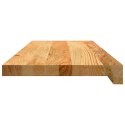 STOPNIE SCHODOWE 16 SZT. BRĄZOWE 70X25X2CM LITE DREWNO DĘBOWE