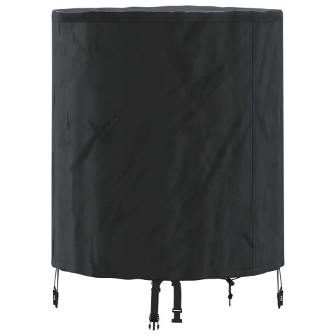 POKROWIEC NA STÓŁ GŁADKI CZARNY 62X 62X 70CM TKANINA