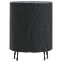 POKROWIEC NA STÓŁ GŁADKI CZARNY 62X 62X 70CM TKANINA