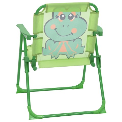 3-CZ. DZIECIĘCY ZESTAW MEBLI DO OGRODU Z PARASOLEM ŻABA