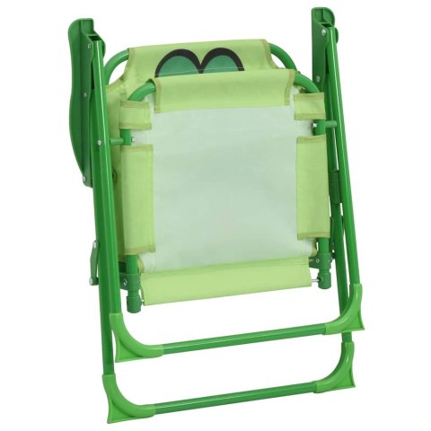 3-CZ. DZIECIĘCY ZESTAW MEBLI DO OGRODU Z PARASOLEM ŻABA