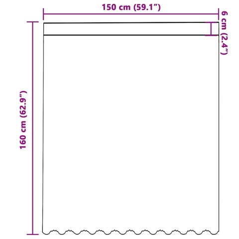 FIRANKA KORONKOWA Z ZASŁONAMI BIAŁY 150X 160CM POLIESTER