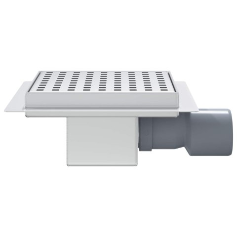 ODPŁYW PRYSZNICOWY W KROPKI SREBRNY 15X 15CM