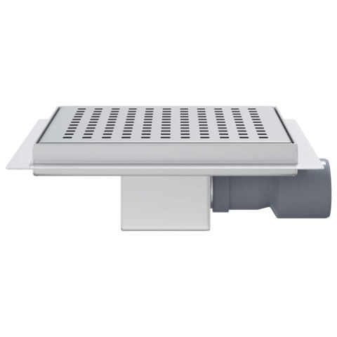 ODPŁYW PRYSZNICOWY W KROPKI SREBRNY 20X 20CM