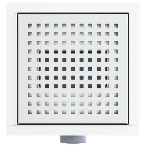 ODPŁYW PRYSZNICOWY W KROPKI SREBRNY 20X 20CM