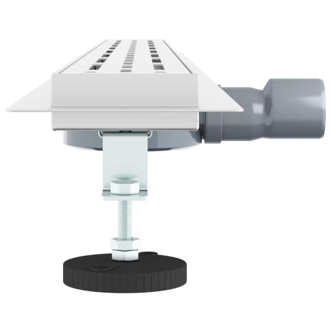 ODPŁYW PRYSZNICOWY Z SZKLANĄ POKRYWĄ I SYFONEM 360° 100CM