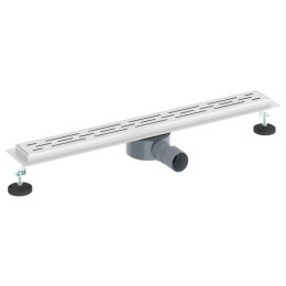 ODPŁYW PRYSZNICOWY Z SZKLANĄ POKRYWĄ I SYFONEM 360° 70CM