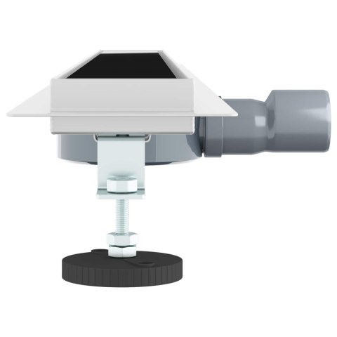 ODPŁYW PRYSZNICOWY Z SZKLANĄ POKRYWĄ I SYFONEM 360° 90CM