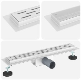 ODWODNIENIE PRYSZNICOWE Z DESIGNEM LINII SREBRNY 50CM