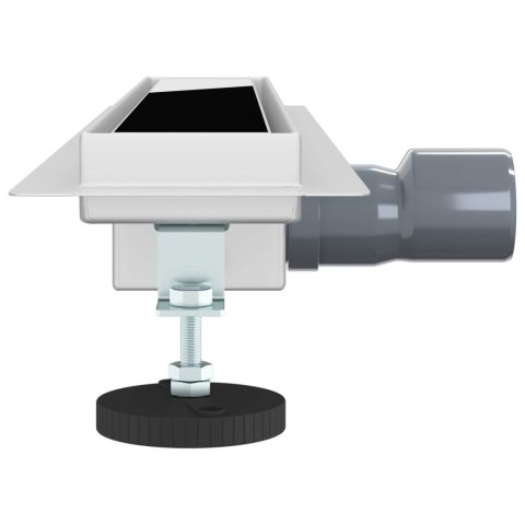 ODWODNIENIE PRYSZNICOWE Z OSŁONĄ SZKLANĄ CZARNY 50CM