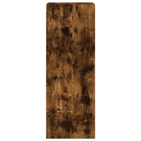 SZAFKA WISZĄCA SZKLANE DRZWI PRZYDYMIONY DĄB 35X37X100CM