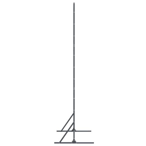 EKRAN PRYWATNOŚCI ANTRACYT 100X 50X 180CM STAL