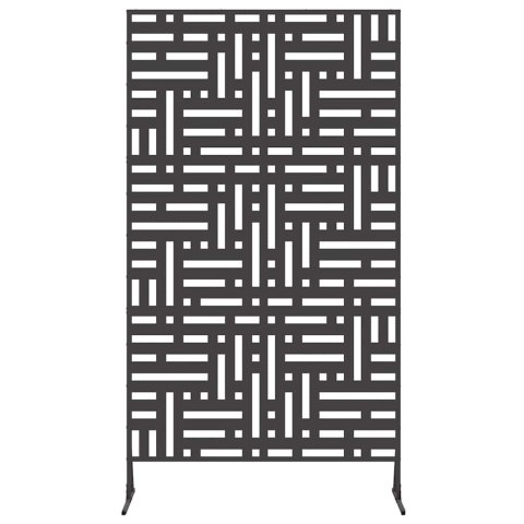 EKRAN PRYWATNOŚCI CZARNY 100X 50X 180CM STAL