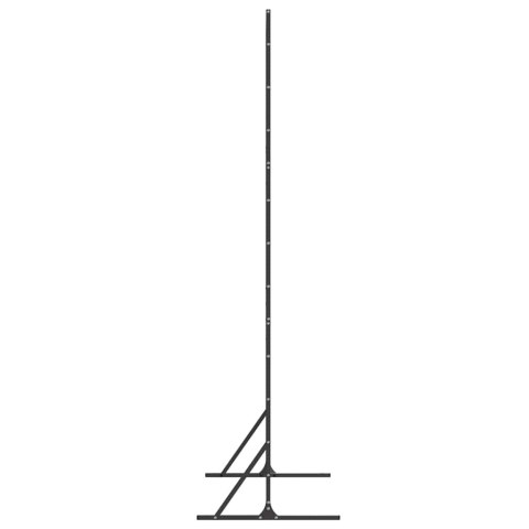 EKRAN PRYWATNOŚCI CZARNY 100X 50X 180CM STAL