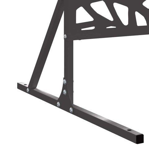 EKRAN PRYWATNOŚCI CZARNY 100X 50X 180CM STAL