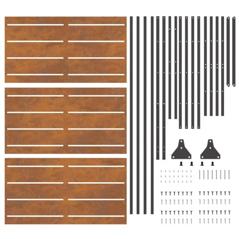 EKRAN PRYWATNOŚCI SZARY 100X 50X 180CM