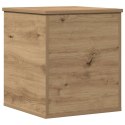 SKRZYNIA 40X42X46 CM DĄB RZEMIEŚLNICZY KUFER BOX SCHOWEK ORGANIZER SIEDZISKO