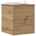 SKRZYNIA 40X42X46 CM DĄB RZEMIEŚLNICZY KUFER BOX SCHOWEK ORGANIZER SIEDZISKO