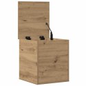 SKRZYNIA 40X42X46 CM DĄB RZEMIEŚLNICZY KUFER BOX SCHOWEK ORGANIZER SIEDZISKO
