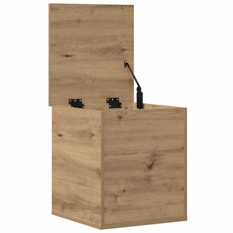 SKRZYNIA 40X42X46 CM DĄB RZEMIEŚLNICZY KUFER BOX SCHOWEK ORGANIZER SIEDZISKO