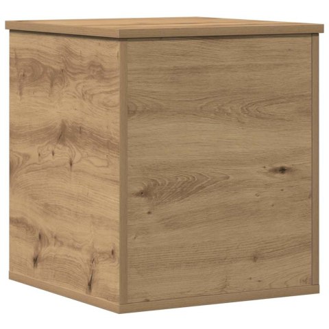SKRZYNIA 40X42X46 CM DĄB RZEMIEŚLNICZY KUFER BOX SCHOWEK ORGANIZER SIEDZISKO