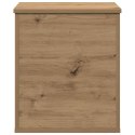 SKRZYNIA 40X42X46 CM DĄB RZEMIEŚLNICZY KUFER BOX SCHOWEK ORGANIZER SIEDZISKO