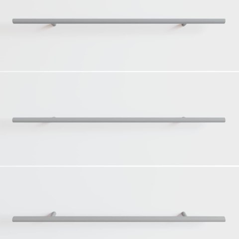 UCHWYT 2 PCS SREBRNY 500MM STAL