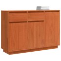SZAFKA KOMODA WOSKOWY BRĄZ 110X34X75CM LITE DREWNO SOSNOWE