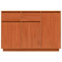 SZAFKA KOMODA WOSKOWY BRĄZ 110X34X75CM LITE DREWNO SOSNOWE