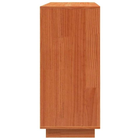 SZAFKA KOMODA WOSKOWY BRĄZ 110X34X75CM LITE DREWNO SOSNOWE