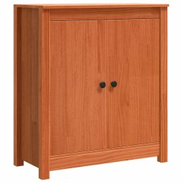 SZAFKA KOMODA WOSKOWY BRĄZ 70X35X80CM LITE DREWNO SOSNOWE