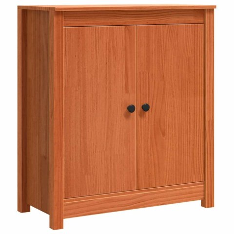 SZAFKA KOMODA WOSKOWY BRĄZ 70X35X80CM LITE DREWNO SOSNOWE