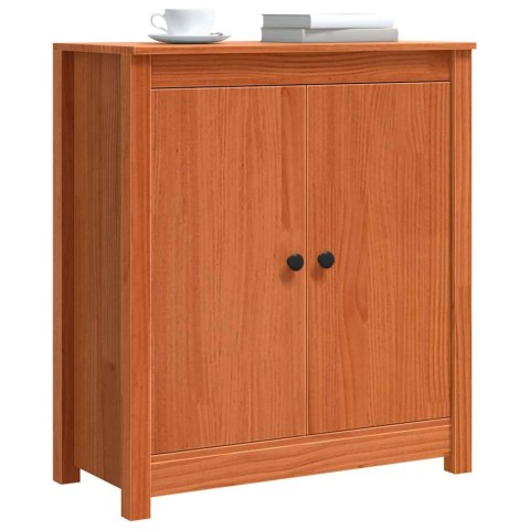SZAFKA KOMODA WOSKOWY BRĄZ 70X35X80CM LITE DREWNO SOSNOWE