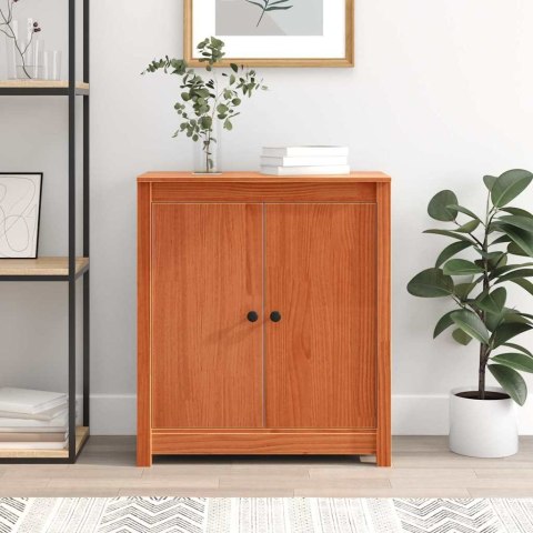 SZAFKA KOMODA WOSKOWY BRĄZ 70X35X80CM LITE DREWNO SOSNOWE
