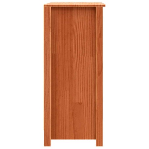 SZAFKA KOMODA WOSKOWY BRĄZ 70X35X80CM LITE DREWNO SOSNOWE