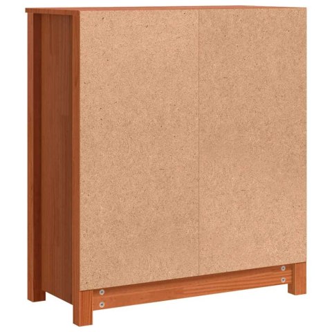 SZAFKA KOMODA WOSKOWY BRĄZ 70X35X80CM LITE DREWNO SOSNOWE