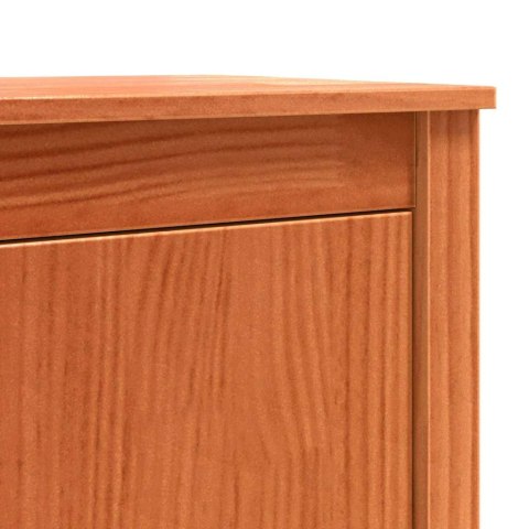 SZAFKA KOMODA WOSKOWY BRĄZ 70X35X80CM LITE DREWNO SOSNOWE