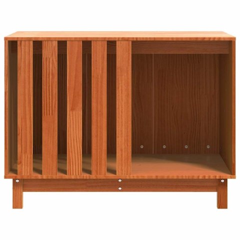 DOMEK DLA PSÓW WOSKOWY BRĄZ 90X 60X 67CM LITE DREWNO SOSNOWE