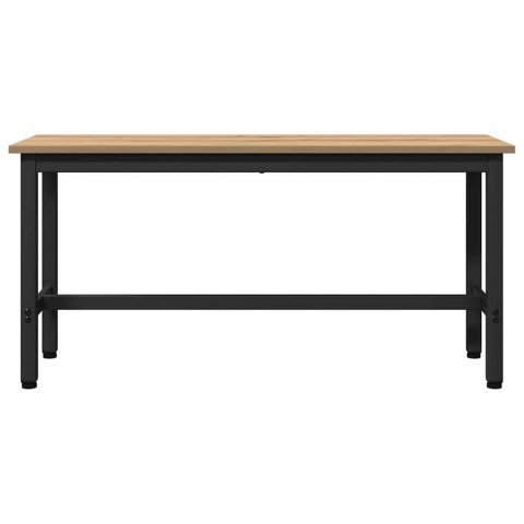 ŁAWKA JADALNIANA 2 PCS DĄB RZEMIEŚLNICZY 100X 32,5X 48,5CM