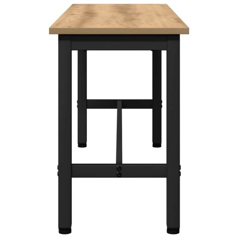 ŁAWKA JADALNIANA 2 PCS DĄB RZEMIEŚLNICZY 100X 32,5X 48,5CM