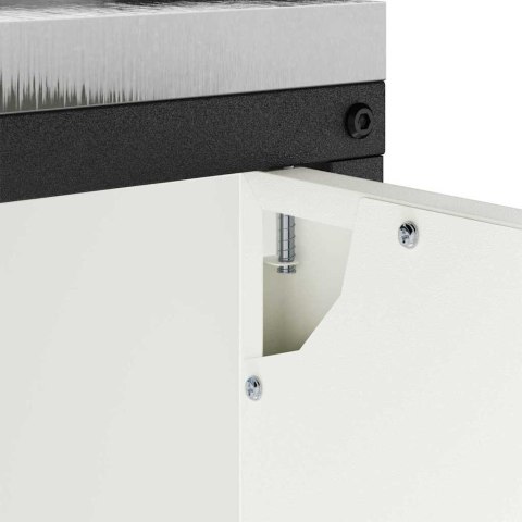 SZAFKA KUCHENNA BIAŁA 60X50X92CM STAL