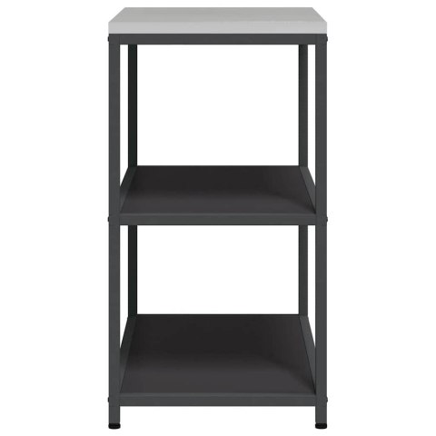 REGAŁ KUCHENNY CZARNY 60X50X92CM STAL