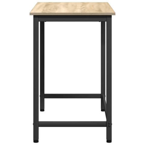 STÓŁ DĄB SONOMA 100X50X76,5CM DREWNO INŻYNIERYJNE I STAL