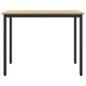 STÓŁ DĄB SONOMA 100X50X76,5CM DREWNO INŻYNIERYJNE I STAL