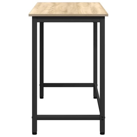 STÓŁ DĄB SONOMA 80X50X76,5CM DREWNO INŻYNIERYJNE I STAL