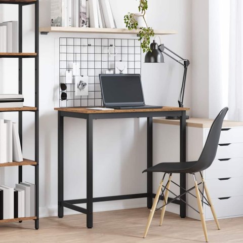 STÓŁ STARE DREWNO 100X50X76,5CM DREWNO INŻYNIERYJNE I STAL