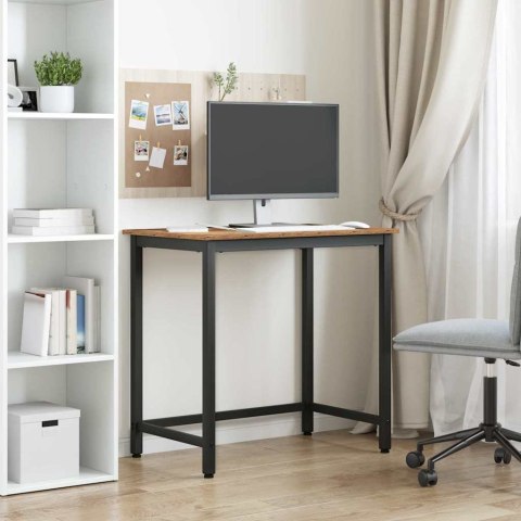 STÓŁ STARE DREWNO 100X50X76,5CM DREWNO INŻYNIERYJNE I STAL