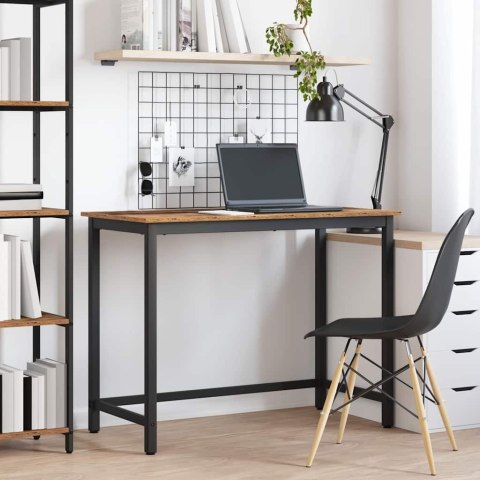 STÓŁ STARE DREWNO 80X50X76,5CM DREWNO INŻYNIERYJNE I STAL