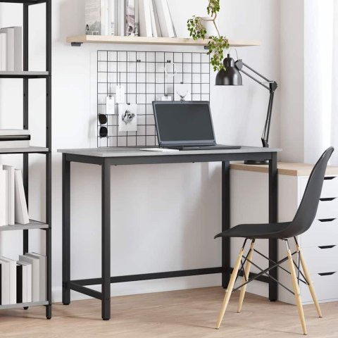 STÓŁ SZARY SONOMA 80X50X76,5CM DREWNO INŻYNIERYJNE I STAL